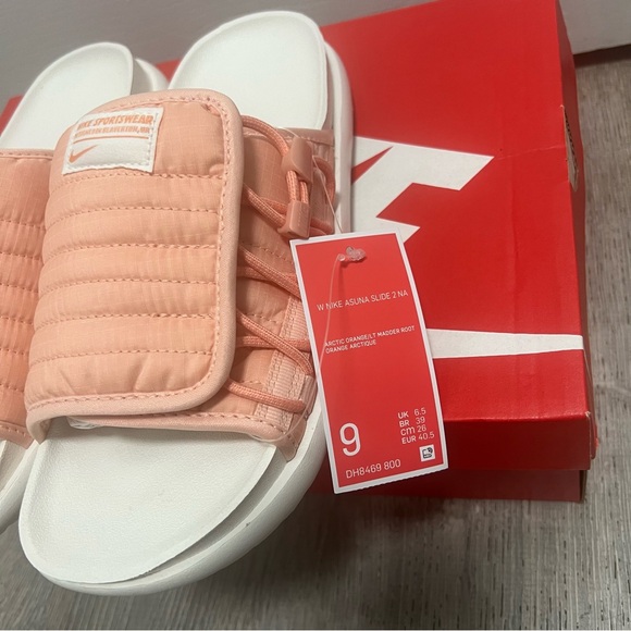 Nike Asuna Slide 2 NA footwear sandals DH8469 800 Women size 9 arctic orange - Picture 10 of 11